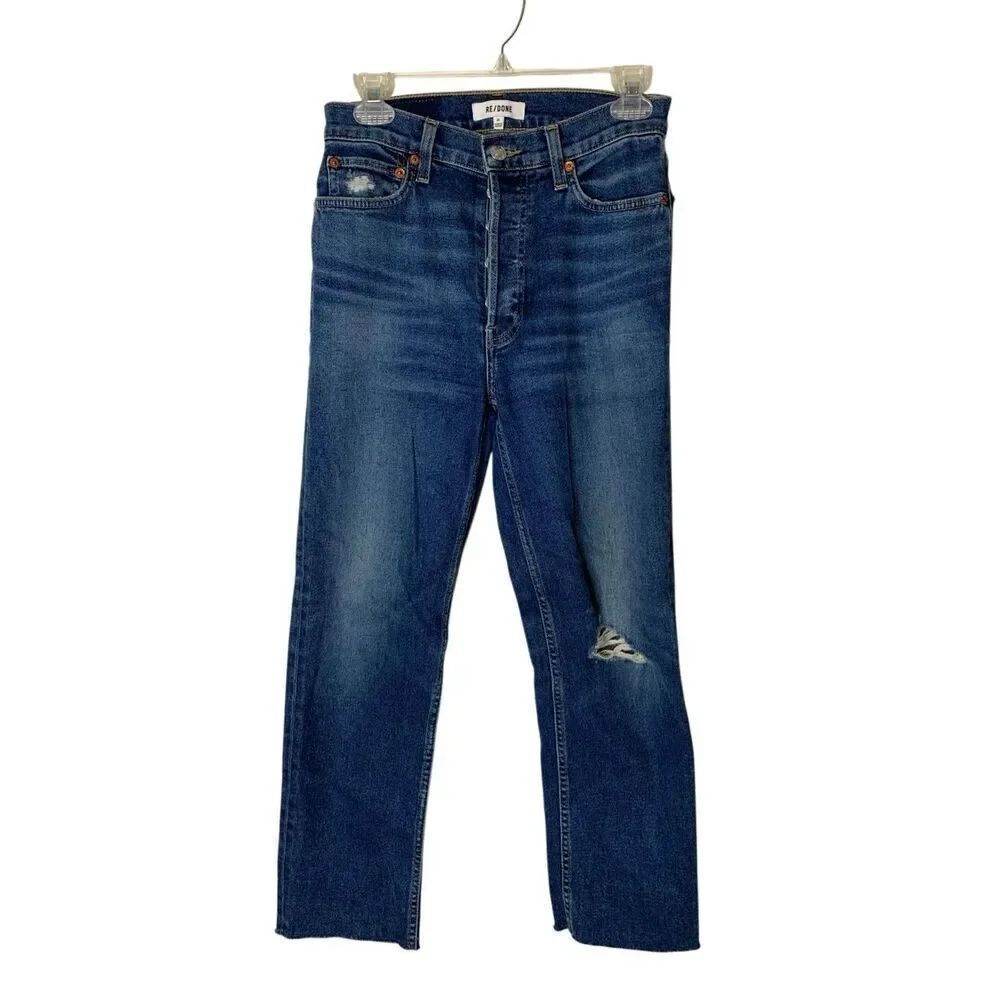 RE/DONE Jeans 70s stove pipe women's size 26 164-3wstv27